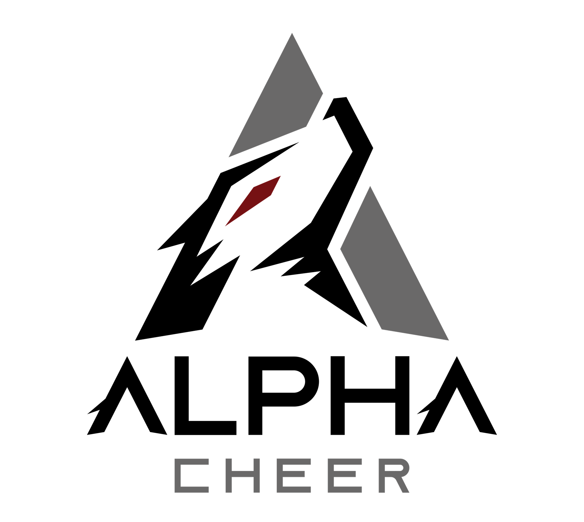 Alpha Cheer and Tumbling logo